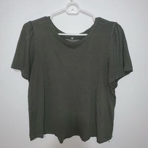AE Army Green Top